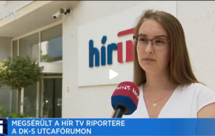 Gyurcsányék aktivistája megtaposta a Hír TV riporternőjét – VIDEÓ
