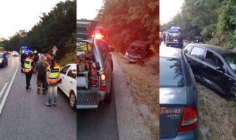 Öt autó ütközött össze Pilisjászfalu és Piliscsaba között