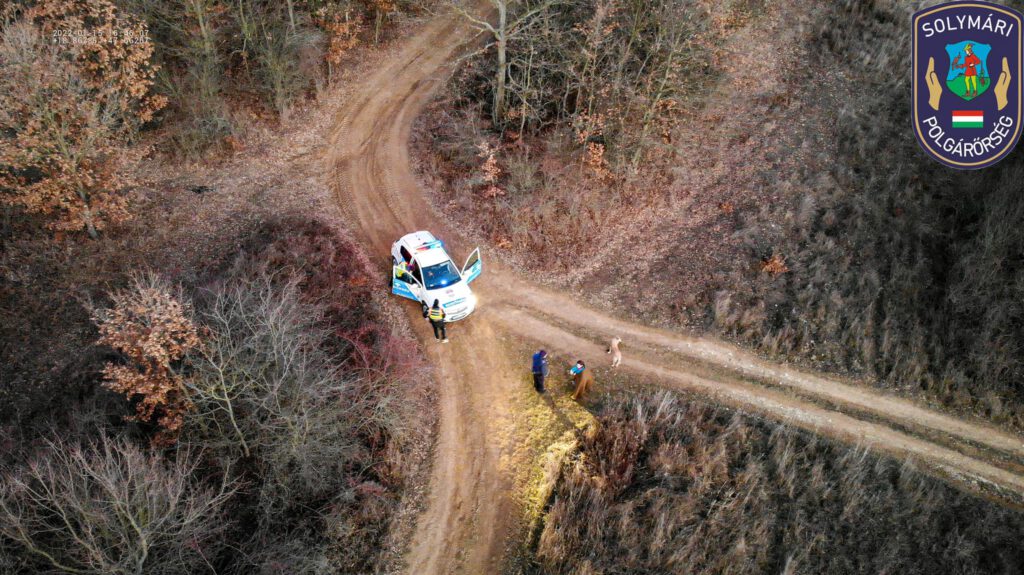 Drónnal kerestek egy eltűnt túrázót a solymári polgárőrök