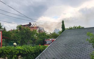 Villám csapott egy szentendrei lakóházba