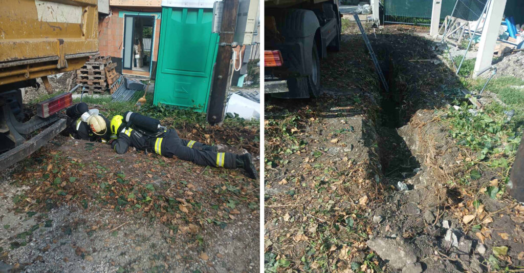 Gázvezetékbe vágott egy munkagép Szentendrén