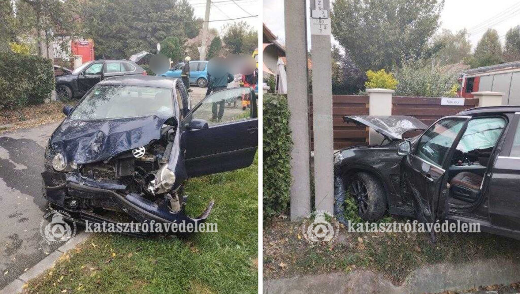 Balesetekhez vonultak a tűzoltók vasárnap