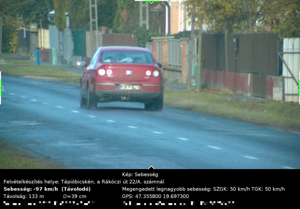 Mintegy 600 sebességtúllépést rögzítettek vármegyénkben