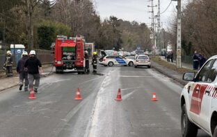 Megsérült egy gázvezeték Szentendrén