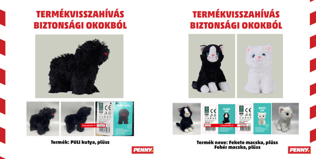 Visszahívta a Penny a pontokért vásárolható plüssök egy részét