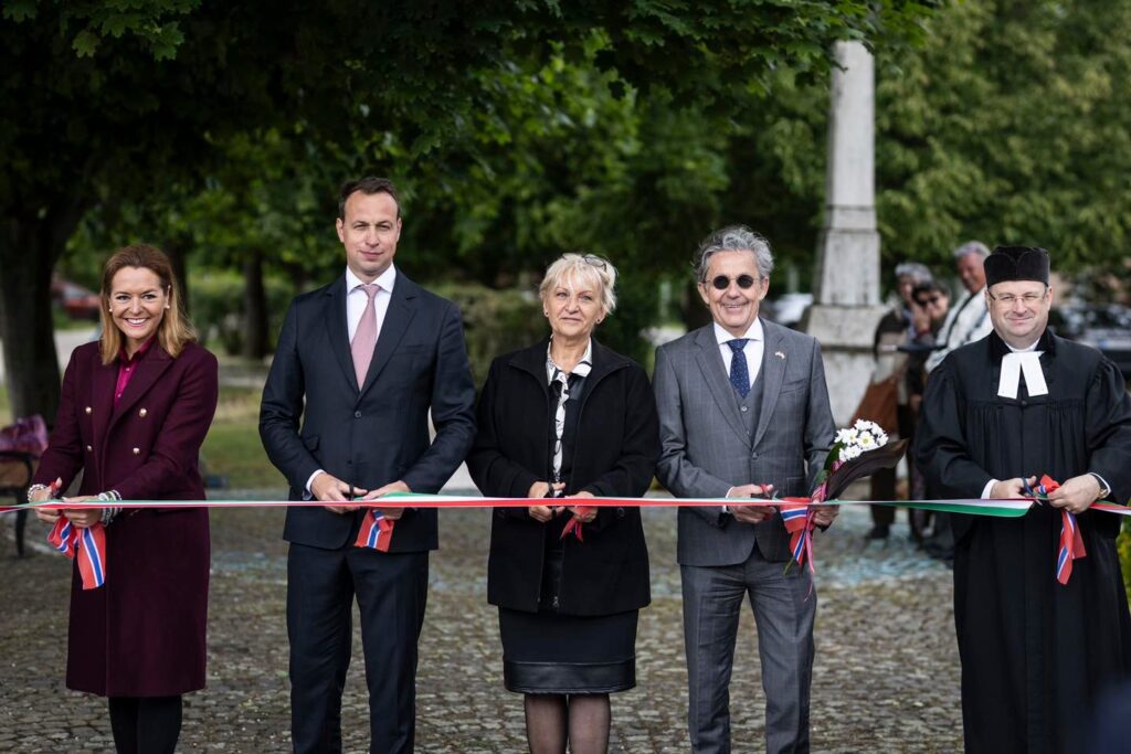 Gregersen Gudbrand emlékparkot avattak Szobon