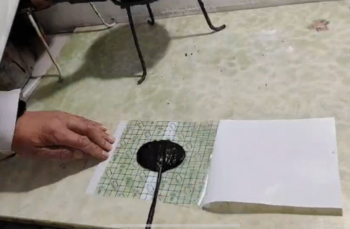 Shandong tartomány, Shen megye, Wangzhuangji település nemzeti szellemi örökségként nyilvántartott tapasz